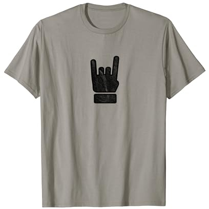 Pommesgabel Metalhand Für Rock Metal Musik Fans Devil Horns T-Shirt