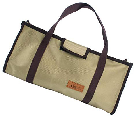 SM SunniMix Zeltnagel Aufbewahrungstasche Zeltheringe Tasche Heringe Tragetasche aus Polyester, 2 Farbe Auswahl, Khaki