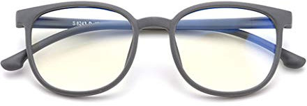 Tofox Occhiali da vista per bambini, Montatura leggera protezione anti luce blu e UV, per bambini e ragazze, per videogame TV