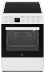 Cuisiniere vitrocéramique CONTINENTAL EDISON CECV50FCW - 4 feux - L49.5 x H82.7 xP58 cm - Blanc