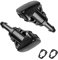 CGEAMDY 2 PCS Car Front Windshield Washer Nozzles, Windscreen Wiper Washer Nozzle for Car, Wiper Windshield Washer Water Nozzle Spray, 5303833AA 5116079AA Washer Spray Jet Kit