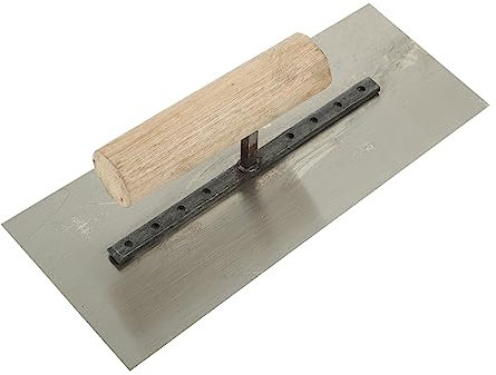 YARNOW Truelle De Maçonnerie Spatule En Fer Manche En Bois Pour Le Plâtrage Le Carrelage Et Les Travaux De Boue