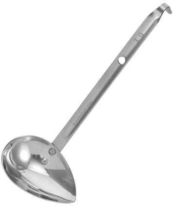 LIFKOME Unique Stainless Steel Drizzle Spoon 20ml Silver Cutlery Tableware for Baking and Western Cuisine Decoration