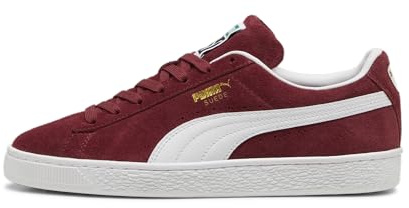 PUMA mocka klassiska sneakers unisex, Team Regal röd Puma vit, 44 EU