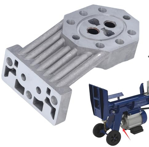 Locadence Log Splitter Pump Casting Housing, Log Splitter Pump, Casting Housing Pump Castings Replacement, Electric Hydraulic Machine Universal Replacement Parts Accessories