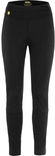 Fjällräven Damer bergdagar Merino 190 LJ kompressionsbyxor, svart, M