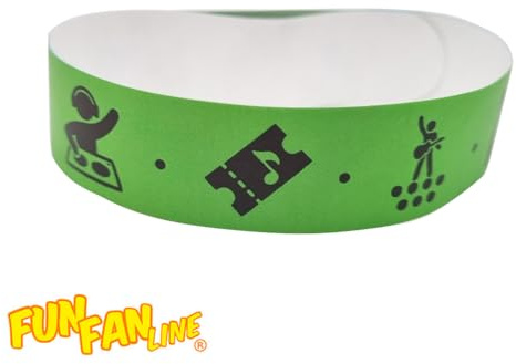 Pack de bracelets d’identification Tyvek® avec design de contrôle d’accès