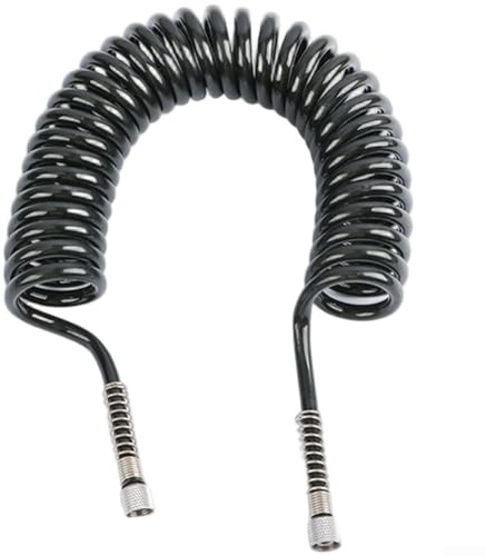 Tuyau pneumatique à ressort fabriqué en polyuréthane avec filetage de 0,3 cm, compatible avec les pompes à peinture aérographe et modèle pour une livraison d'air fiable