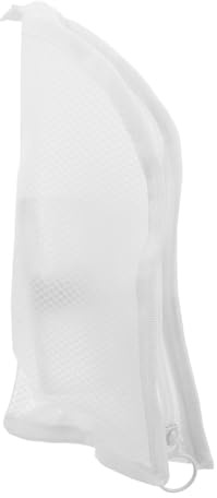 LALAFINA Neceser de Viaje Compacto Blanco, Bolsa de Aseo Portátil Resistente al Agua Compartimentos para Cepillo de Dientes y Artículos de Higiene, Organizador Colgante Unisex para Viajes