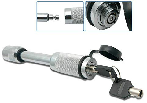 Anhängerschloss Vorhängeschloss Diebstahlsicherung, Anhängerkupplung Pin Lock Zunge, für Wohnwagen Anhänger 4WD Anhängerkupplung 5/8