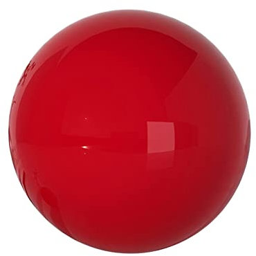 Gartenkugeln, Gartenkugel, polierte Hohlkugel, Hohlkugel aus Edelstahl, nahtlos hochglanzpolierte Spiegelkugel, for Hausgarten-Ornament-Dekorationsparty (rot (Farbe: rot) (Größe: 150 mm)(135MM)