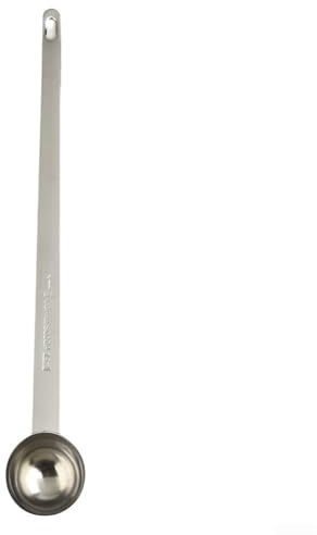 Cuillère doseuse à café moulu en acier inoxydable à long manche - Cuillère à café - Accessoires pour assaisonnement et pâtisserie (15 ml)