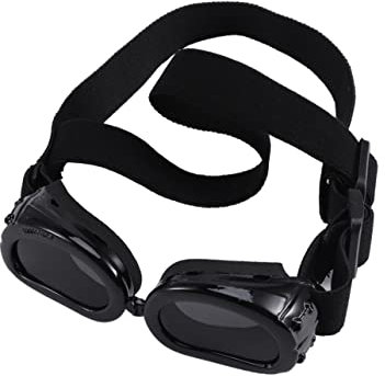 BESPORTBLE Hundesonnenbrille Uv-Brille Für Hunde- Und Katzenrassen Bequeme Passform Mit Verstellbaren Riemen Schwarz