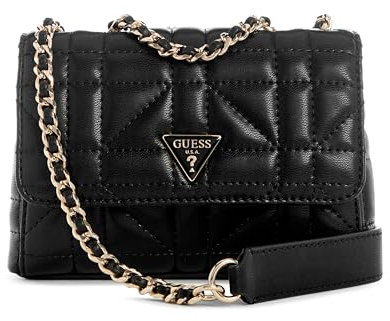 GUESS Edita Mini Convertible Crossbody Flap Black