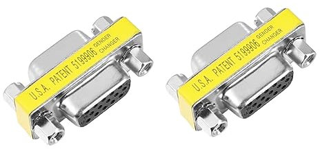jojofuny 20stücke Female Zu Female Adapter Pin Verlängerungskoppler Für Hochauflösende Videoübertragung Für Büro Zuhause Und Konferenzen