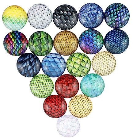 DIYEAH 70piezas Parche De De Dragón Cabujones De Base Plana Parches De Vidrio Patrones Para Joyería Diy Accesorios De Joyería Para Manualidades