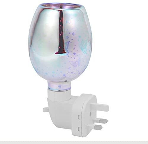 Quystetes Electric Wax Melt Burner Night Light Wall-Mounted Plug in Diffuser Decoration UK Plug