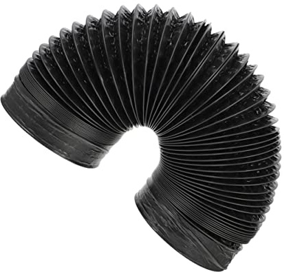 Lurrose Range Hood Flue Pipe Flexible Exhaust Hose for Kitchen Bendable Air Duct Aluminum Foil Duct Kitchen Air Vent