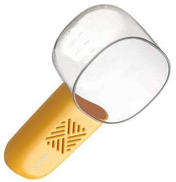 Cucchiaio dosatore, paletta per cibo per animali domestici con bilancia integrata, strumento multifunzionale per gatti, cani, polvere, soia e uso domestico in cucina, con un materiale leggero in ABS