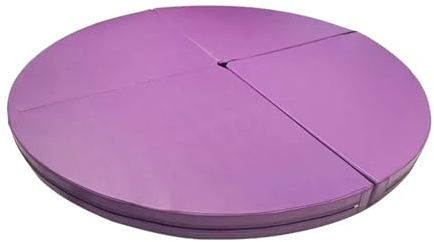 Tappetino di protezione per pole dance Cuscino for danza aerea, morbido e resistente, pieghevole, in schiuma di polietilene impermeabile, for la casa(Purple,120x5cm)