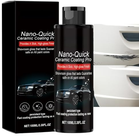 100ml Advanced Car Quick-Acting Coating Agent Spray,Nano Quick Coat Restore,Ceramic Sprays Coatings Hydrophobic Protection,Waterless Car Wash 3 in 1 High Protection,Fast and Effective,Easy to Use