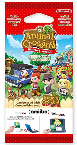 Paquet de 3 cartes : Animal Crossing - New Leaf Welcome amiibo