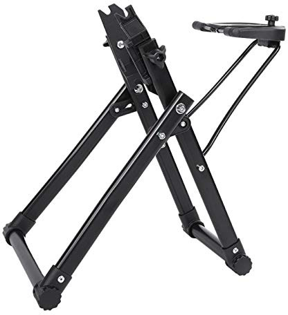Support de Roue de Vélo, Béquille de Roue pour vélo Centreur de Roue de Vélo Pliable Entretien des Roues de Vélo pour Maison pour Roues Avant et arrière