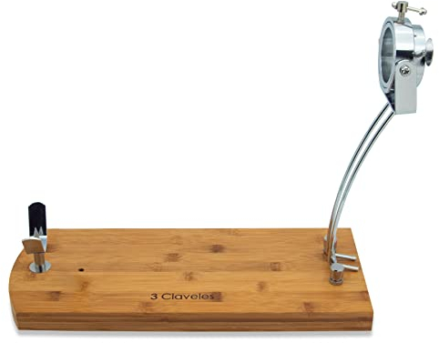 3 Claveles 28101 Faltbarer Schinkenhalter, Metall Holz