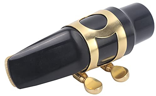 Bec De Saxophone, Sax Tooth Pad Saxophone Bec Bon Match Pour Les Instruments à Vent Convient à Tout Saxophone Alto Standard(le Noir)