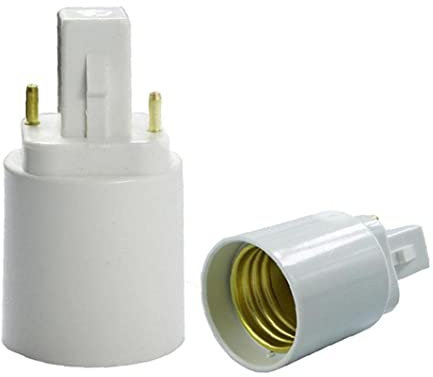 vepoty Convertitore G24 a E27 E26 E14 Base Lampada, Adattatore Del Supporto Led Per Presa Lampadina in Lampadina