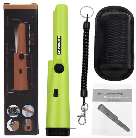 XiXiRan Metalldetektor Pinpointer, Metallsuchgerät Suchspule Ip66,Hand Metalldetektor Wasserdicht, Tragbar Metallsuchgerät,Metalldetektor Pinpointer Set Für Goldsuche, Schmuck, Silber