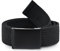 Ladeheid Gürtel Herren Verstellbarer Stoffgürtel aus Baumwolle Gürtel ohne Löcher für Männer Geeignet für Arbeit, Reisen oder Männergeschenke P10 (Schwarz-Schwarz, 120 cm (Gesamtlänge 130 cm))