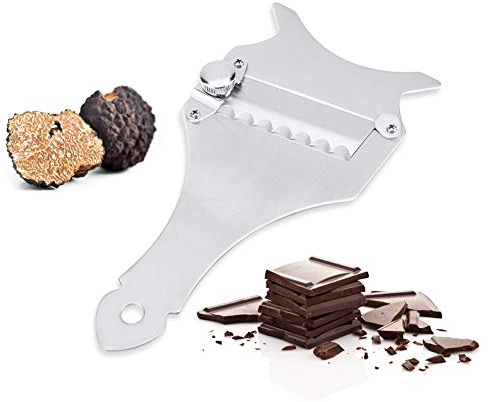 Truffle Cheese Slicer & Chocolate Shaver, Sharp Garlic Mushrooms Veggies Fruit Cutters with Adjustable Sharp Blade Non-Slip Grip for Home Kitchen Restaurant