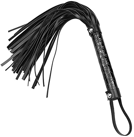 Hocadrv Baven Leder Reitgerte, Schwarze Pferdepeitsche, Gerte für Pferde Reitgerte für Pferd das tägliche Training, Pferd Springen Rennen,Schneebesen aus Leder mit Fransen(Schwarz)