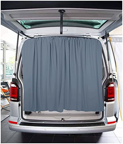 BREMER SITZBEZÜGE Heckklappe Flügeltür Kofferraumabdeckung Sonnenschutz Gardinen Vorhang kompatibel mit FIAT Ducato Typ 250 ab 2006 in Grau