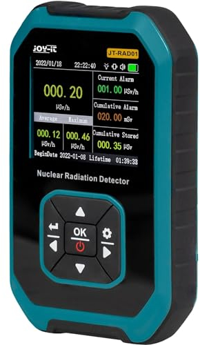 Joy-it JT-RAD01 Geigerzähler Beta-Strahlung, Gamma, Röntgenaufnahme, optisches Signal