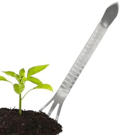 Rastrello a mano in acciaio inox, rastrello a mano da giardino | Strumenti coltivatori in acciaio inox multiuso - Attrezzi da giardino ergonomici, rastrello portatile e ispessito per gli appassionati