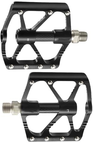 Rennradpedale, Fahrradpedale | flaches Fahrradpedal aus Aluminiumlegierung, versiegelte Lager, leichter Ersatz, ergonomisch, rutschfest für Radtouren