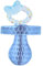 Ciuccio a Nido D'ape Rosa o Azzurro Baby Showers PS 10921-azzurro