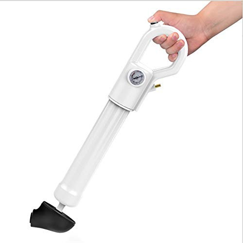 YLXD Abflussreiniger,Hochdruck Abflussreiniger,Leistungsstarker WC Plunger mit 4 Kolbenkopf für Toilette, Waschbecken. Abfluss, Abflussbecken und Bad