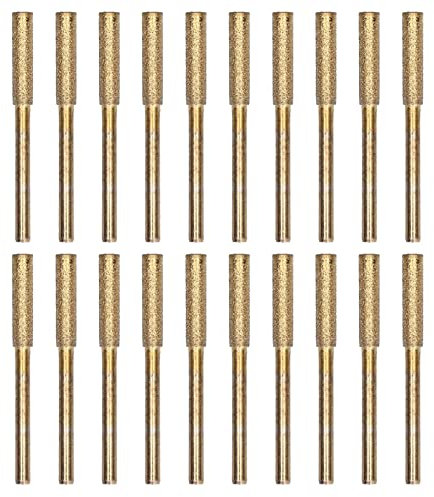 Lima per Pietra per a Catena, 20 Pezzi Affilacoltelli per Motosega Smeriglio Kit per Affilare la Pietra per Affilare per Motosega Strumento per Levigatura per Lucidatura per Ruota