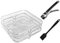 Sarini Set Accessori per Friggitrice ad Aria con Griglia in Acciaio Inossidabile Teglia da Forno Quadrata Rack Compatibile per Friggitrice da 5,5 L-8 L