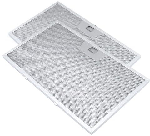EVAYP 2x Filtri Antigrasso Metallici (325 x 189 mm) Compatibile con Faber 4268962 Franke 1330018470 Elecktrolux Zanussi 50253053008 Smeg 763410598 Compatibile con Beko 9140120131 cappe aspiranti
