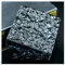 Blocco trasparente ondulato, Mattoni di vetro di cristallo multicolore 3,9x3,9x1,9 pollici for divisori di uffici, hotel, bar e case(Grey)