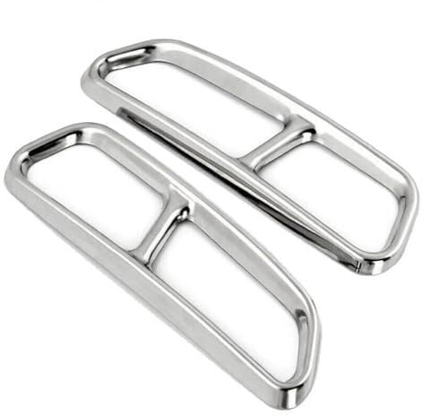 KVGAEANDNK Piezas para A6 C7 2016-2018, Marco Decorativo para Tubo de Escape de Coche, embellecedor, Piezas de automóvil Punta de Escape para Auto