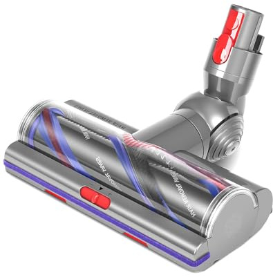 Cepillo High Torque para Dyson V11 V15 V10 V8 V7 SV10 SV11 SV12 SV14 Cepillo electrica Cabezal de Repuestos Motorizado Recambio para Dyson Suelos Alfombras y Suelos Duros Ajuste del Flujo de Aire