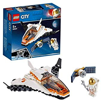 Lego 60224 City Satelliten-Wartungsmission, Spielzeug-Raumschiff inspiriert von der NASA, Expedition zum Mars Serie