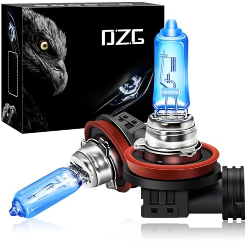 DZG - H9 Halogenlampor 12V 65W Strålkastarlampor 5000K Varmvit dimljus DRL-glödlampa, 2 delar