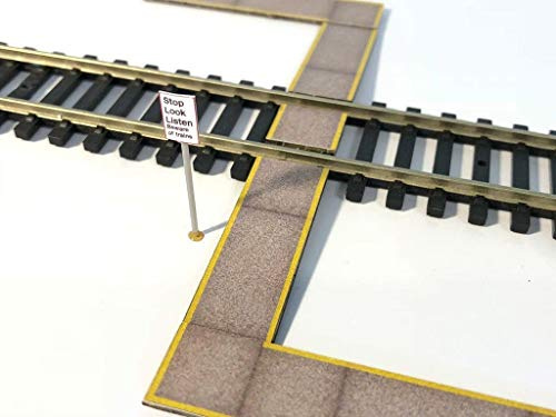 Scale Model Scenery LX051-OO Foot Crossing/Pedestrian Level Crossing/Anti-Slip Walkway For OO Scale Model Railway Layouts & 1:76 Diecast Dioramas