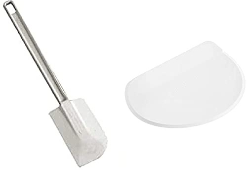 DE BUYER -4891.24N -spatule Maryse Patisserie L.25 cm & 4858.00N -raclette Coupe Pate Ronde polyethylene